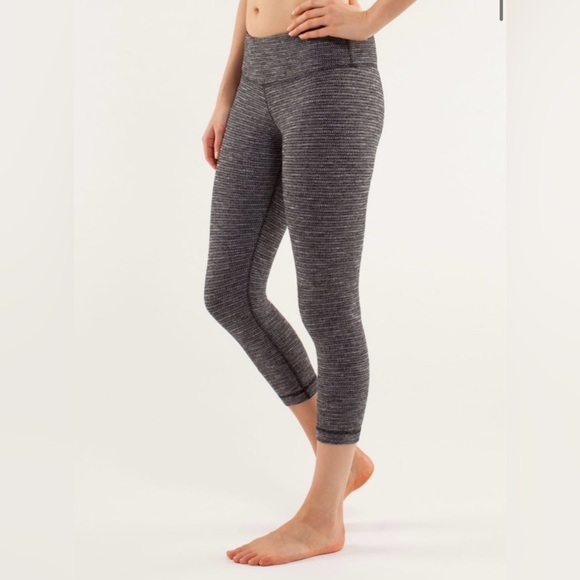 Lululemon Wunder Under Pant Coco Pique First Release Women's Sz 4 - Picture 1 of 5